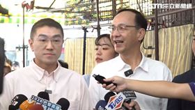 朱立倫走訪基隆仁愛市場，力挺基隆市長謝國樑。