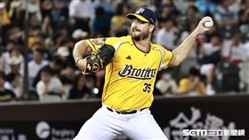 ▲中信兄弟先發投手艾士特。（圖／記者劉彥池攝影）