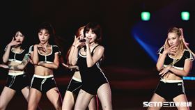 ▲中信兄弟「CHANNEL B」K歌主題週，邀請韓星泫雅登上臺北大巨蛋演出。（圖／記者劉彥池攝影）