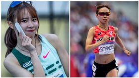 巴黎奧運／偶像級美貌！日本24歲長跑女神跑完5公里後仍甜美，圖翻攝自IG、美聯社／達志影像