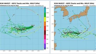 不只2熱帶擾動醞釀中　各國最新模擬出爐
