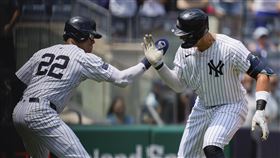 ▲賈吉（Aaron Judge）連2天首局開轟，本季第41轟出爐。（圖／美聯社／達志影像）
