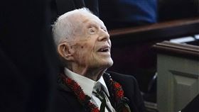 美國前總統卡特（Jimmy Carter）再不到兩個月就要歡度百歲大壽。（圖／美聯社／達志影像）