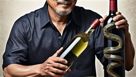 買蛇酒想壯陽！他喝30年撈出驚「塑膠做的」　慘變洗腎族還不舉。（示意圖／AI生成）。