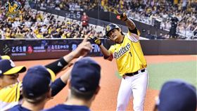 ▲中信兄弟張志豪，在大巨蛋首局首打席開轟，成為史上第1人。（圖／中信兄弟提供）