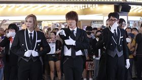 〈晚安大小姐〉TANAKA（田中雪男，中），EKO（左）和阿滴。（圖／記者鄭孟晃攝影）