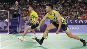 ▲巴黎奧運羽球男雙，台灣「麟洋配」李洋、王齊麟奪得金牌。（圖／中華奧會提供）