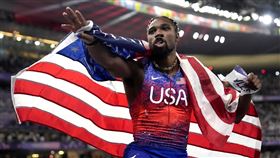 美國短跑明星萊爾斯（Noah Lyles）。（圖／美聯社／達志影像）