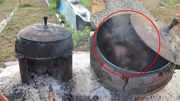 鄰居家竄白煙…飼主找愛犬掀起鍋蓋秒崩潰