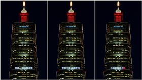 賀「麟洋配」奪金　台北101點燈：台灣的驕傲　圖／台北101提供