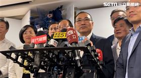 侯友宜宴請立委會後受訪。（圖／記者詹宜庭攝影）