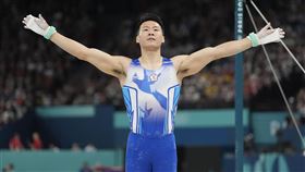 ▲「亞洲貓王」唐嘉鴻巴黎奧運體操單槓奪銅牌。（圖／中華奧會提供）