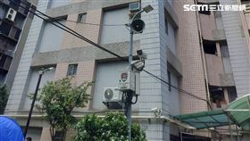 北市士林區延平北路五段巷內社區大樓傳出墜樓事件。（圖／翻攝畫面）