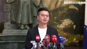 ▲遭控耍官威，桃園市議員凌濤出面說明（圖／記者陳怡潔攝影）
