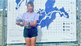 段慧琳參加2024東引軍事越野障礙賽。（圖／民視提供）