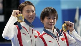 ▲全紅嬋（圖右）與搭檔陳芋汐（圖左）。（圖／達志影像／美聯社）