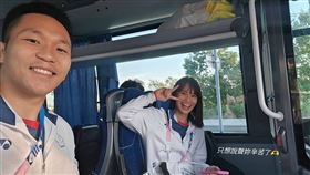 李洋在IG發文貼出與戴資穎的合照。（圖／翻攝自李洋IG）