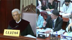 黃國昌狂避關鍵問題？遭尤伯祥「三度打斷」爆火藥味：聽了半天沒回答。（圖／翻攝自司法院YouTube）