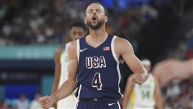 ▲柯瑞（Stephen Curry）談到淘汰賽階段任何事都有可能。（圖／美聯社／達志影像）