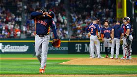 ▲瓦帝茲（Framber Valdez）挑戰「無安打比賽」在9局下2出局破功。（圖／路透社／達志影像）