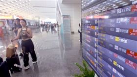 凱米颱風在2024年7月24日襲台，桃園機場共取消227個航班
（圖／報系資料）