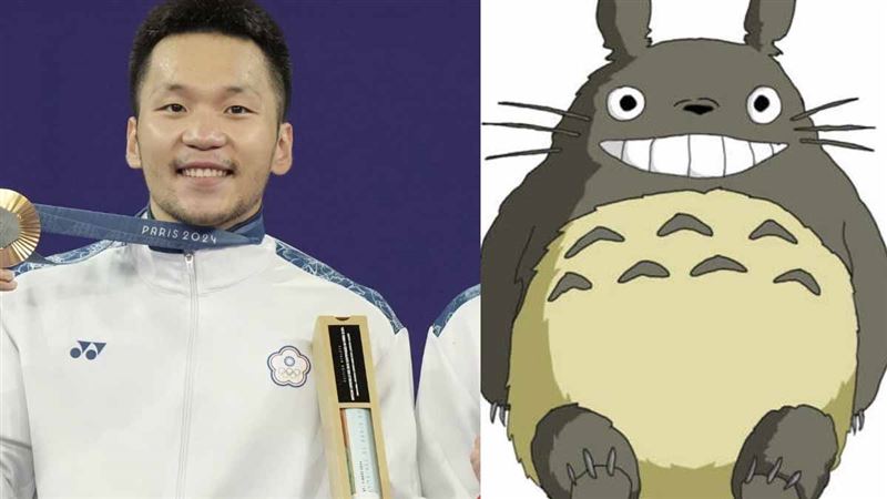 李洋本人認證自己「撞臉龍貓」自PO對比圖