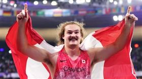 加拿大鏈球選手卡茨伯格（Ethan Katzberg）因為長相，被網友要求驗DNA。 (圖／翻攝ethankatzberg IG)