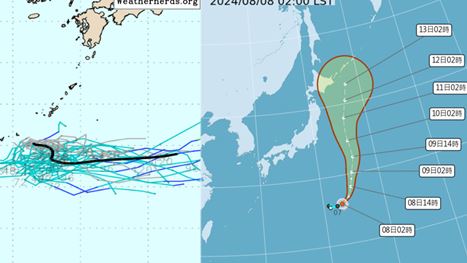 午後大雷雨還沒完！輕颱瑪莉亞對台影響曝