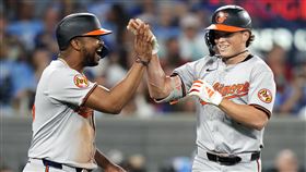 ▲金鶯新秀哈樂戴（Jackson Holliday）連3場開轟，20歲又247天成為美聯史上最年輕。（圖／美聯社／達志影像）