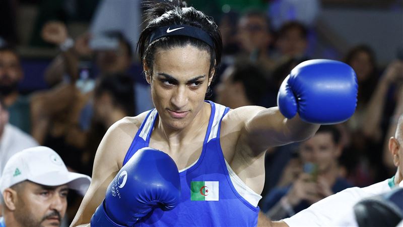 阿爾及利亞「拳后」克莉芙（Imane Khelif），四強賽獲勝(圖／路透)