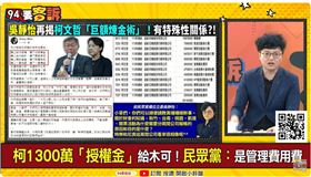 柯1300萬「授權金」給木可！民眾黨：是管理費用費
