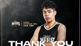 ▲臺北戰神3Q生涯因傷只出賽3場的許敬恩。（圖／臺北戰神球團提供）