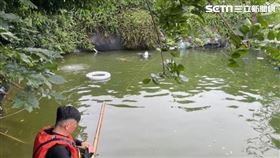 南投,釣魚,男童,溺水,池塘（圖／翻攝畫面）