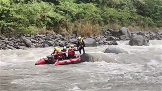 新／福山暴雨溪水暴漲　3名學童受困獲救