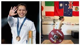台灣舉重女將郭婞淳（圖／中華奧會提供）、加國舉重女將沙朗（圖／翻攝自Maude Charron ig）