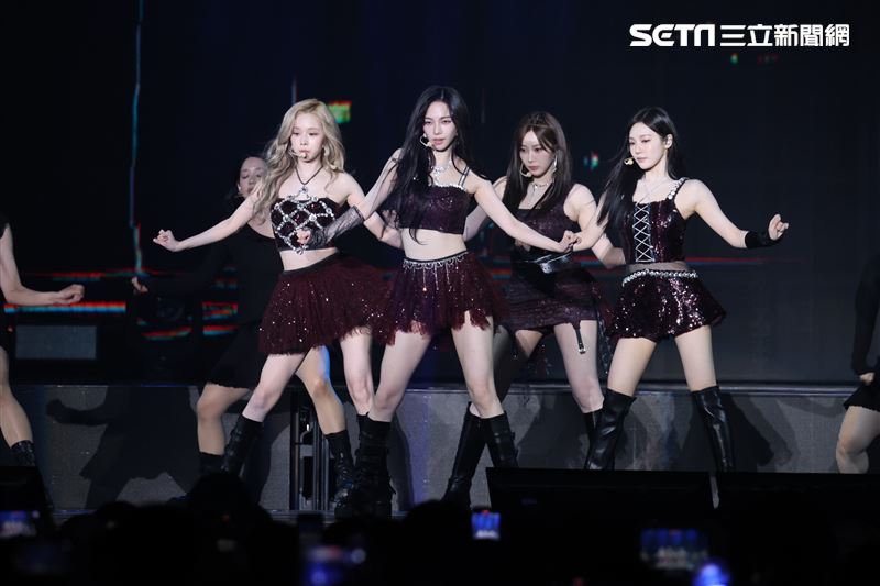 韓團aespa登NHK紅白卻意外引外交火線。（圖／記者鄭孟晃攝影）