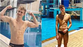 英國奪牌跳水選手傑克勞爾（左）、諾亞威廉斯（右）（圖／翻攝自jacklaugher、noah_w9 IG）