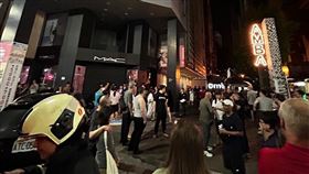 西門町意舍酒店火警。（圖／翻攝畫面）