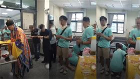 包公神像,癱倒,警官,朴子分局,派出所