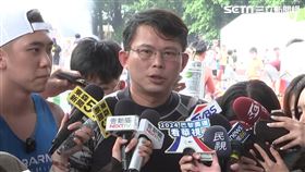 ▲黃國昌出席新北搖滾水樂園活動受訪（圖／記者陳怡潔攝影）