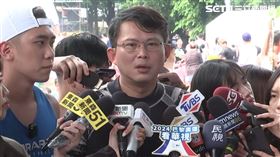 ▲黃國昌出席新北搖滾水樂園活動受訪（圖／記者陳怡潔攝影）