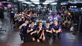 ▲現場邀請職業電競戰隊TAG進行表演賽，氣氛相當熱烈。（圖／新北電競基地）