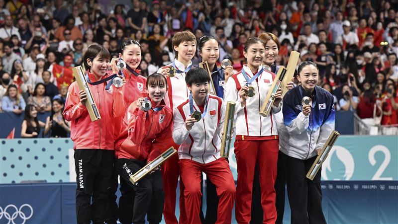 桌球女團戰中國連5屆奪金　日本再拿銀