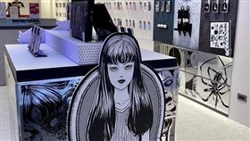 一入店可見「富江」及漫畫中的經典畫面。（圖／品牌業者提供）