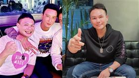 超哥（左）與王陽明（中）合體遭網酸氣質差很大。（圖／翻攝自超派人生臉書）