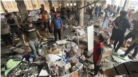 ▲加薩宣稱，以色列這場攻擊造成近百人死亡。（圖／達志／美聯社）