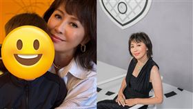 劉嘉玲曬和混血男孩合影。（圖／翻攝自劉嘉玲IG）