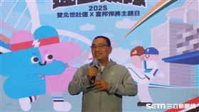 ▲2025雙北世壯運，新北市長侯友宜報名桌球。（圖／記者張沛嘉攝影）