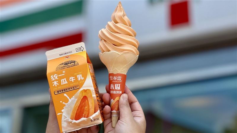神還原！小7首推雪淋霜統一木瓜牛乳口味