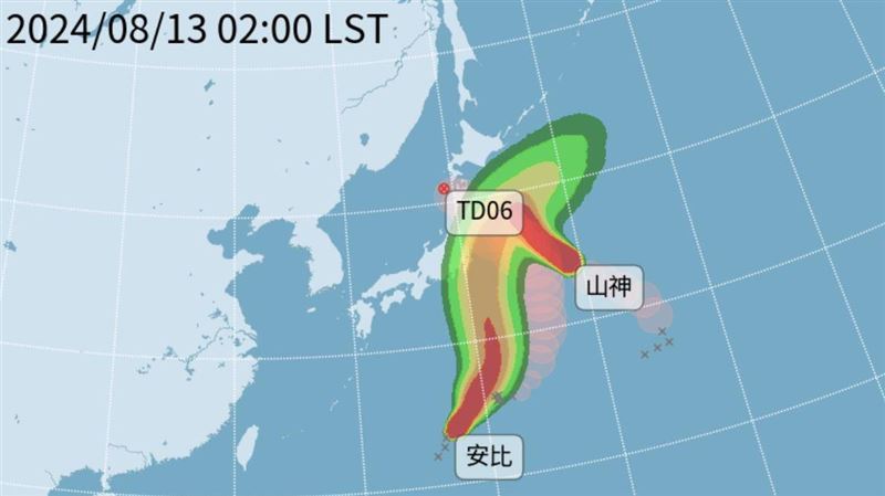 「安比」颱風凌晨生成　恐變中颱路徑曝光